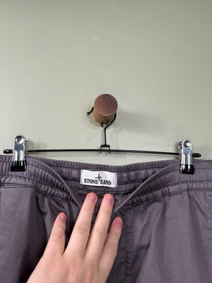 Stone Island Purple RE-T Cargo Bottoms