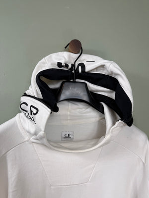 C.P. Company White 019 Hoodie