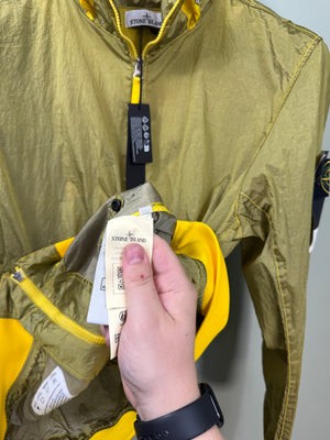 Stone Island Yellow Nylon Metal Watro Jacket