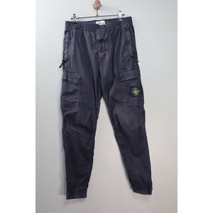 Stone Island Black RE-T Cargo Bottoms