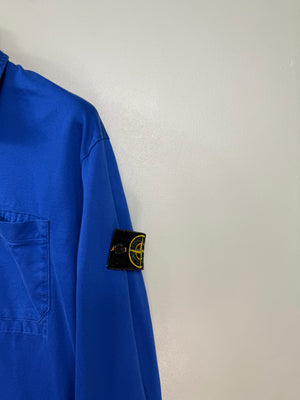 Stone Island Blue 1/4 Zip Jumper