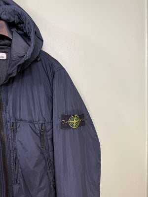 Stone Island Navy Crinkle Reps Jacket