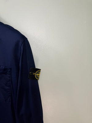Stone Island Navy 1/4 Zip Jumper