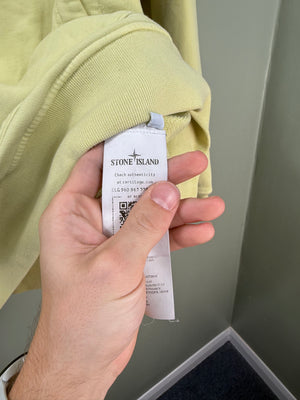 Stone Island Pastel Yellow Hoodie