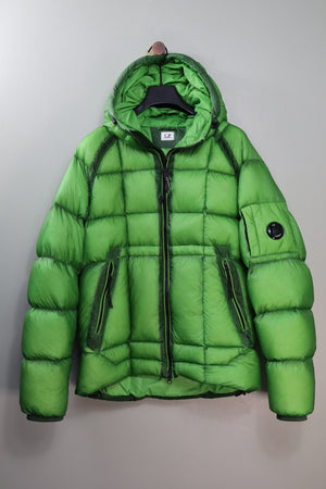 C.P. Company Green DD Shell Down Jacket