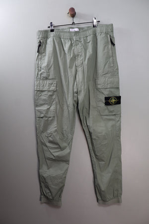 Stone Island Green RE-T Cargo Bottoms