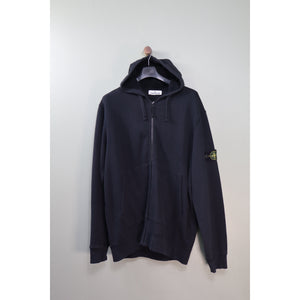 Stone Island Black Zipped Hoodie