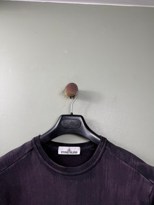 Stone Island Purple Hand Corrosion Jumper