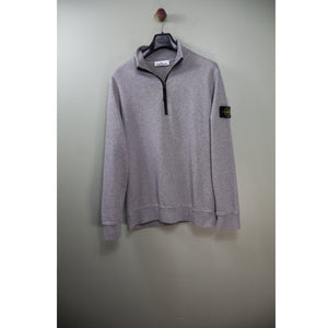 Stone Island Grey 1/4 Zip Jumper