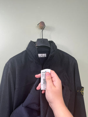 Stone Island Navy Wool Shell Jacket