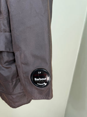 C.P. Company X Barbour Brown Waxed Cotton La Mille Jacket