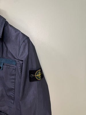 Stone Island Navy Aggressive Gommato Jacket