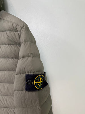Stone Island Khaki Loom Woven Down Jacket