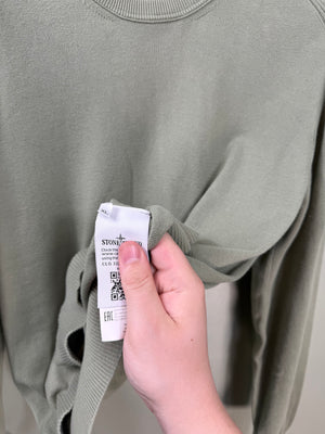 Stone Island Green Knit Jumper