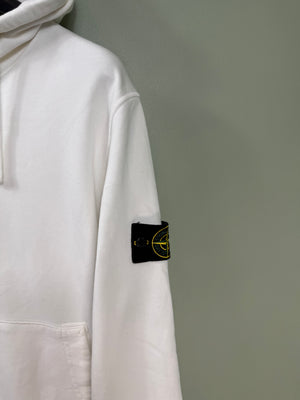 Stone Island White Hoodie