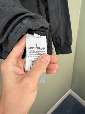 Stone Island Dark Blue Nylon Metal Smock