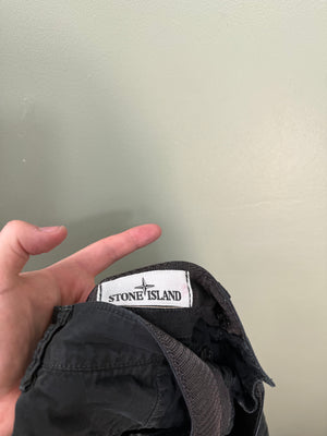 Stone Island Black SL Cargo Shorts
