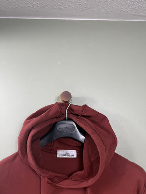 Stone Island Brick Red Hoodie