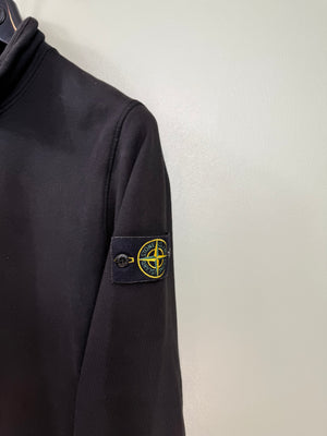 Stone Island Black 1/4 Zip Jumper