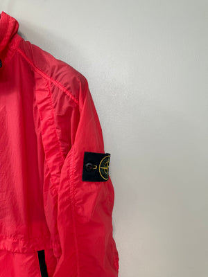 Stone Island Red Lamy Velour Jacket