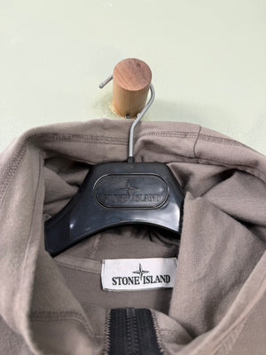 Stone Island Slate Zipped Hoodie