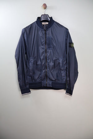 Stone Island Navy Lightweight Bomber Jacket
