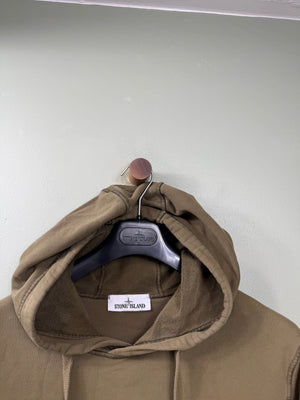 Stone Island Khaki Hoodie