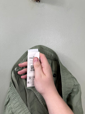 Stone Island Green RE-T Cargo Bottoms
