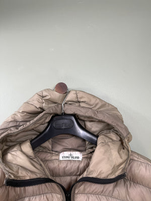 Stone Island Khaki Micro Yarn Down Jacket