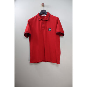 Stone Island Red Slim Fit Polo