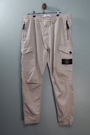 Stone Island Beige RE-T Cargo Bottoms