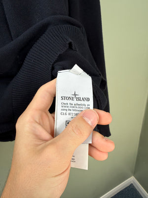 Stone Island Navy Knit Jumper