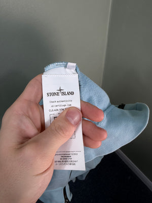 Stone Island Baby Blue Zipped Jumper
