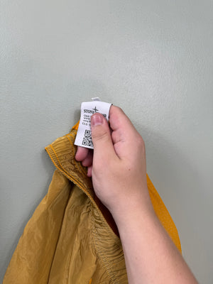 Stone Island Orange Nylon Metal Shorts