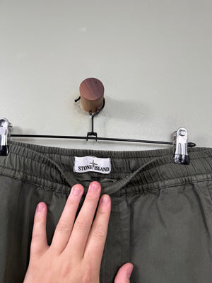 Stone Island Khaki RE-T Cargo Bottoms