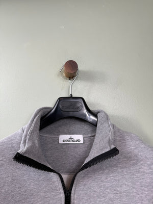 Stone Island Grey 1/4 Zip Jumper