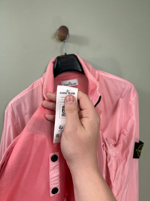 Stone Island Pink Crinkle Reps Jacket