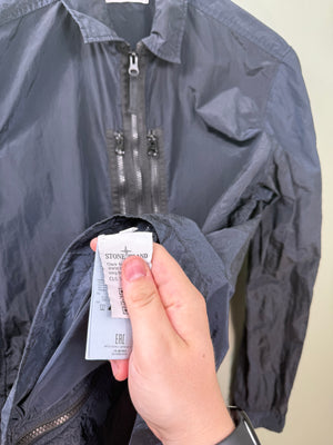 Stone Island Navy Nylon Metal Overshirt
