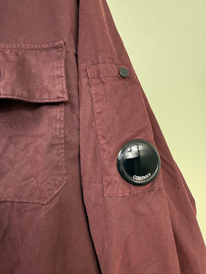 C.P. Company Burgundy Smock Overshirt