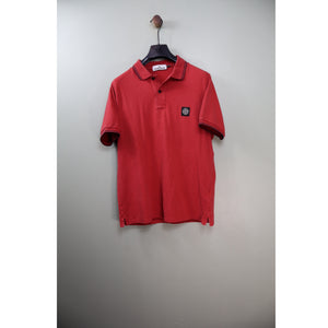 Stone Island Red Slim Fit Polo