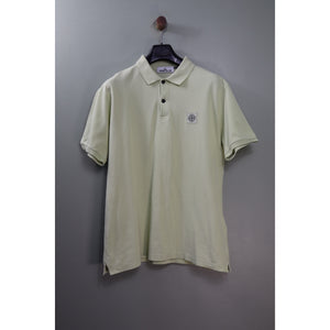 Stone Island Pastel Green Polo Shirt