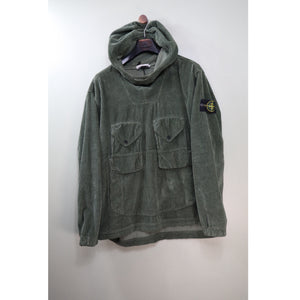 Stone Island Green Corduroy Smock