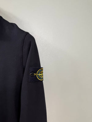 Stone Island Black 1/4 Zip Jumper