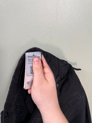 Stone Island Black RE-T Cargo Bottoms
