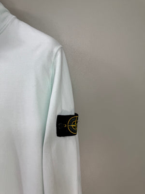 Stone Island Pastel Green 1/4 Zip Jumper