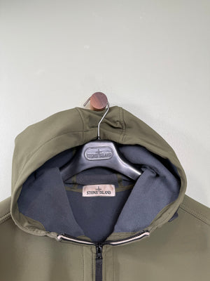 Stone Island Khaki Soft Shell Jacket