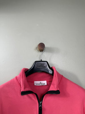 Stone Island Pink 1/4 Zip Jumper