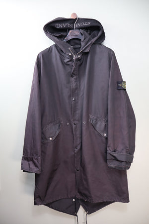 Stone Island Black David TC Fishtail Parka Jacket