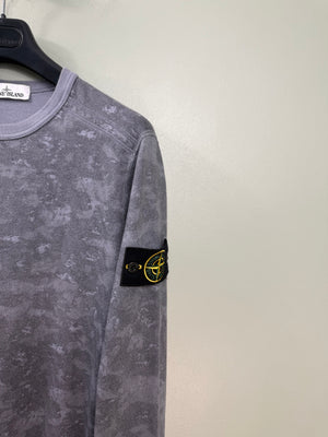 Stone Island Grey Camo Jumper