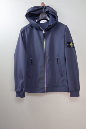 Stone Island Deep Blue Soft Shell Jacket